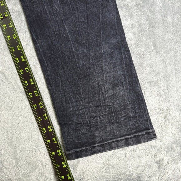 X-RAY Mens Moto Biker Jeans 30x30 Dark Blue Acid Wash Ribbed Knee NWT - Picture 12 of 14